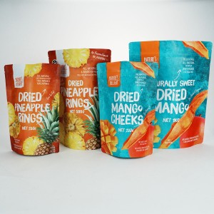 Multi-size opnij iepene duorsume plestik tassen foar snackferpakking