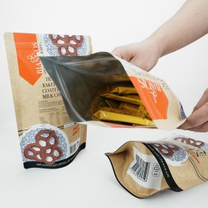 Manufacturer custom gravure printing food packaging zipper bags
