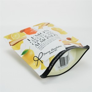 Snack-plastemballagepose til citronsmåkager