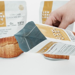 Індивідуальний дизайн харчової упаковки пластиковий пакет із блискавкою