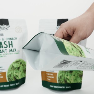 Personliga specialdesignade plastförpackningspåsar för mat