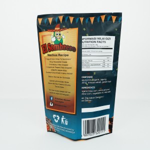 आलू चिप पैकेजिंग के लिए खाद्य ग्रेड सीलबंद प्लास्टिक बैग
