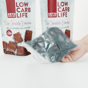 Персонализирани пластмасови торбички против замърсяване за опаковане на храни в различни размери