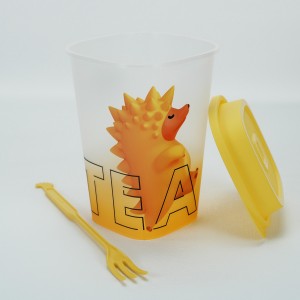 Tassa de te de fruita personalitzada i portàtil amb tapa