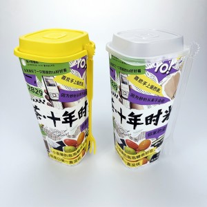 Customized Novel at Exquisite Multi-style na Plastic Fruit Tea Cups