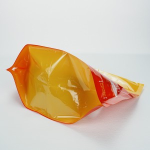 कस्टम प्रिन्ट गरिएको रोस्टेड चिकन पारदर्शी प्याकेजिङ्ग प्लास्टिकको झोला