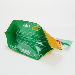 Embalagem de alimentos em saco ziplock personalizado de frango assado