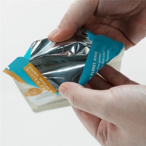 カスタムデザインの印刷された再密封可能な食品グレードの角底バッグ