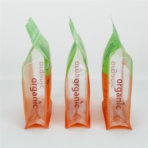 Printed Multifunctional Zipper Transparent Sealed Packaging Stand-Up Bag