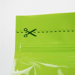 Food Zipper Sealed Transparent Packaging Bag