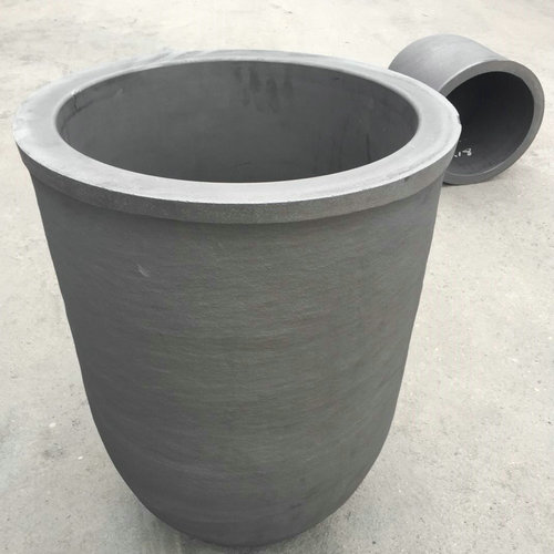 What is a silicon carbide crucible used for?