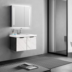 Premium Moisture-Proof bathroom Cabinet Wall Hung Vanity unit and bathroom vanity with Top