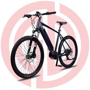 GD-EMB-016：Electric mountain bicycle, 27.5 Inch, LED meter, middle mounted motor, built-in battery