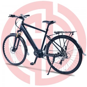 GD-EMB-029: 26” electric mountain bike with rear carry rack and mounted battery