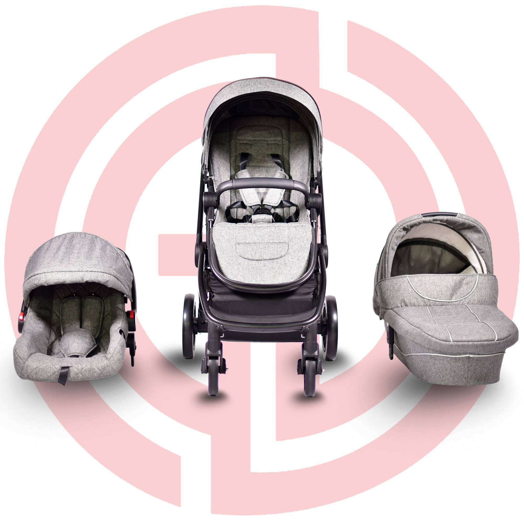 2020 High quality 29er Carbon Moutain Bike - GD-KB-S001： Lightweight Baby Stroller, travel system, safe baby stroller, multifuctional baby stroller – GUODA
