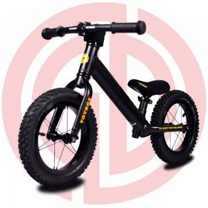 GD-KB-B003:(Black)Kids balance bike, kids bike,Toybox, cool kids’ bike