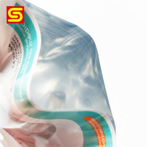 Förpackningspåse för ansiktsmask i plast – påse med tre sidor