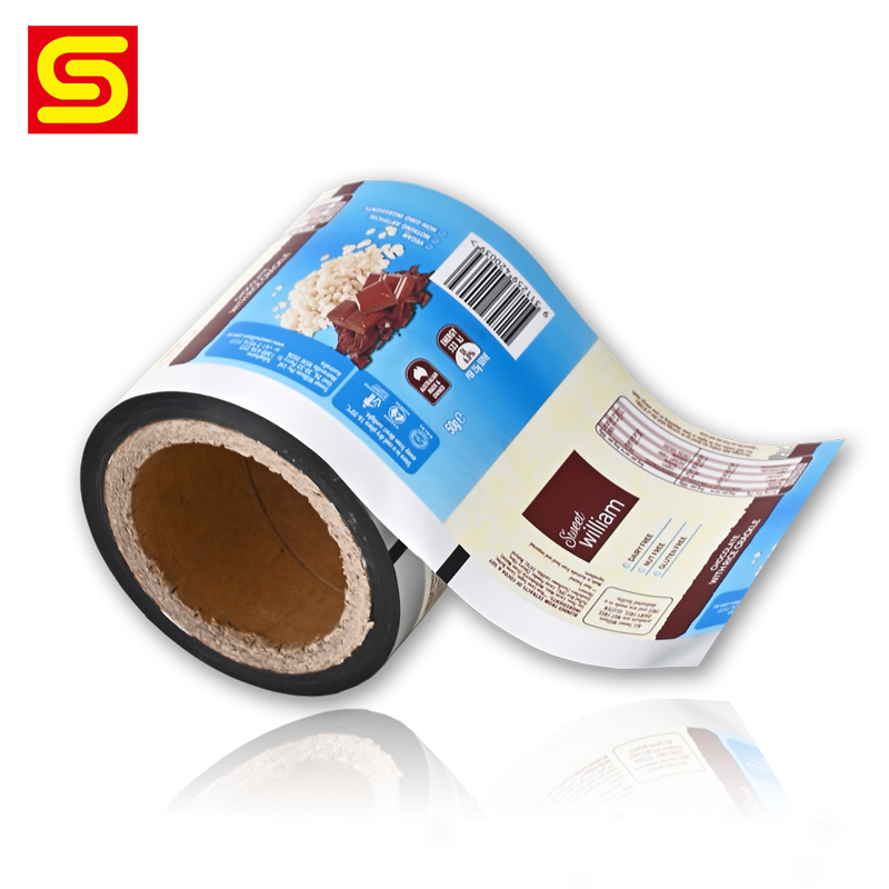 Flexible Rollstock Film For Chocolate Snacks Packaging