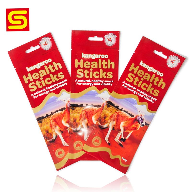 Tulo ka Side Seal Pouch Para sa Snack Sticks Packaging