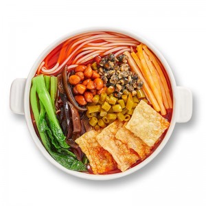 Special Design for China Instant Noodles Delicious Spicy Instant Food Hot and Sour Rice Vermicelli Vegetarian Cup Noodles