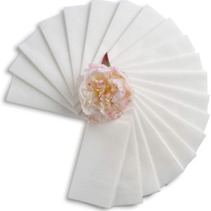 Factory source High Quality Cotton White Table Cloth Hotel Jacquard Napkin for Dinner