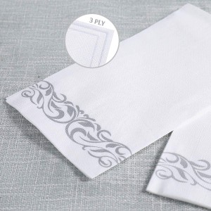 High Quality Party Favors Custom Wedding Color Paper Tissue Restaurant Used Wholesale Paper Napkin