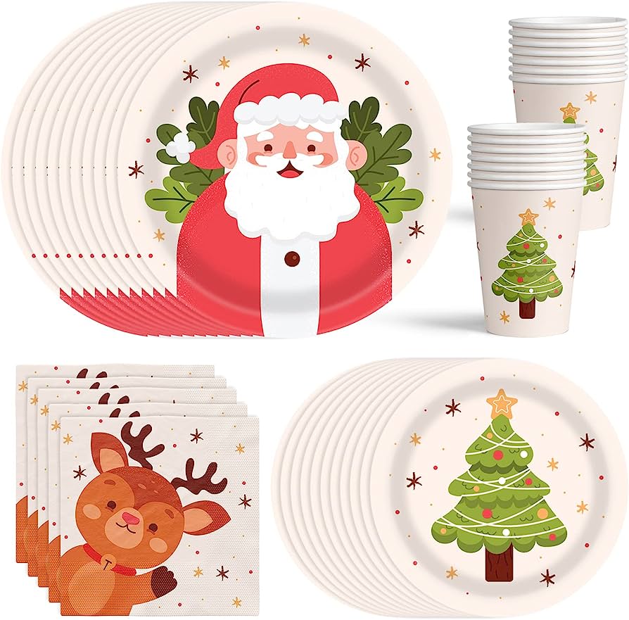 Elevate Your Christmas Celebrations with Stylish Paper Napkins and Plates