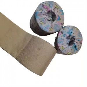 High definition Wholesale 2 Ply Printed Core Bathroom Tissue/Toilet Paper/Toilet Tissue Roll