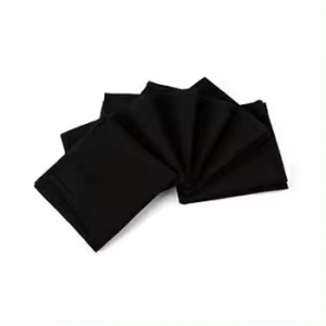 Factory Direct Wholesale High Quality Black Hotel Cocktail Napkin Custom 3-Ply Virgin Wood Pulp for Dinner Napkins