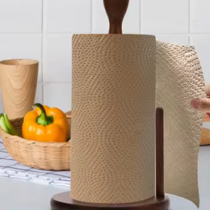 Household Kitchen Cleaning 2-Ply Bamboo Pulp Paper Towels Degradable and Environmentally Friendly Roll