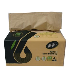 Low MOQ for Bamboo Pulp100% 2 Ply Facial Tissue Paper Napkin Facial Tissue Soft Pack Facial Tissue