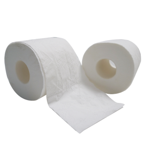 Cheap Plastic-Free Eco-Friendly White and Natural Bamboo Pulp Toilet Paper