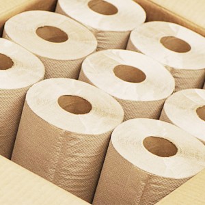 Factory Direct Sale Kitchen Paper Towel 2 Ply Virgin Wood Pulp Unbleached Paper Towel Absorbent Kitchen Paper Roll