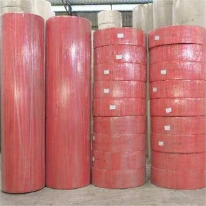 Bamboo Pulp Paper Parent Jumbo Roll Eco-Friendly Raw Material for Toilet Tissues Red Paper Napkins