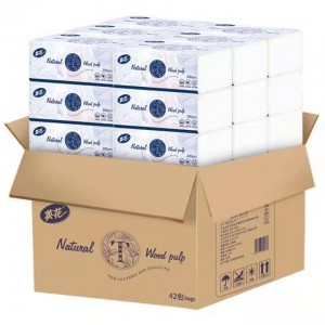 Big discounting Customized Bamboo Pulp White Natural Color Facial Tissue
