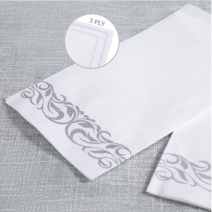 Hot sale Factory 2 Ply Hot Selling Virgin Bamboo/Wood Pulp Custom Color Printing Dinner Paper Napkin