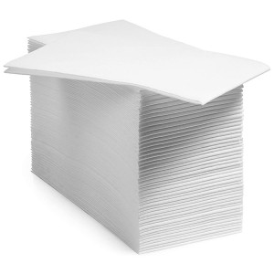 White soft paper napkins, skin friendly and environmentally friendly, customizable logo, suitable for use in hotels, restaurants, and homes