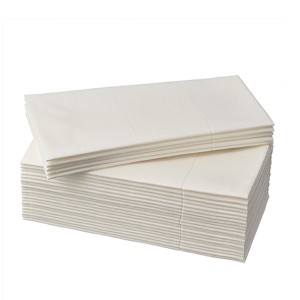 Factory Cheap Customized Logo High Water Absorbent Virgin Wood Pulp White Paper Napkins