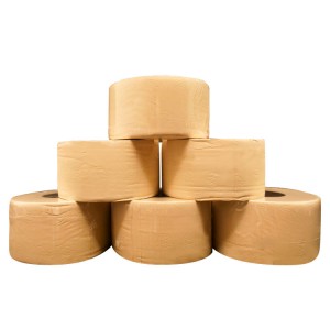 Customizable bamboo pulp roll toilet paper soft and skin friendly commercial toilet paper