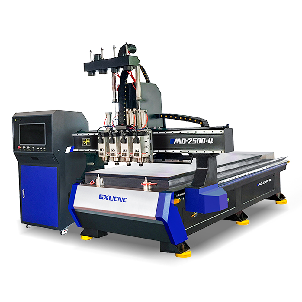 MD2500-4 4 Axis Multifunction Woodworking Machine CNC Router