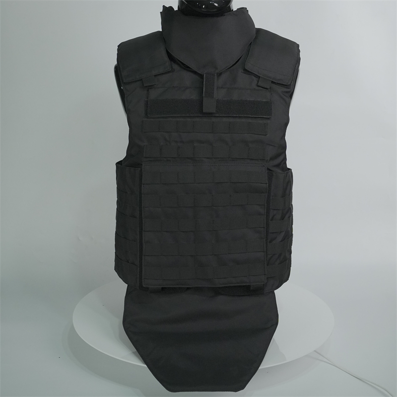 FDY-15 Black full body protection ballistic vest Featured Image