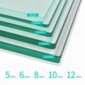 2-19mm Clear float glass for building