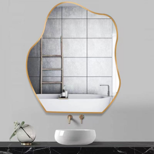 Hot-sales Special Design Cloud Shape Mirror Glass Sheet Modern Customized Hanging Full Length Wall Mirror