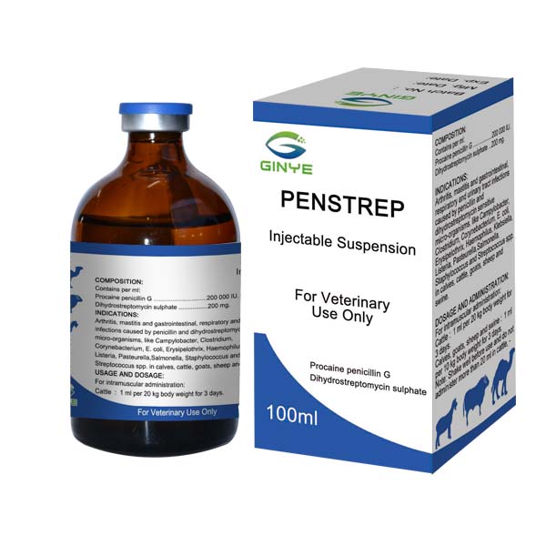 penicillin medicine PENSTREP injection for livestock cattle sheep