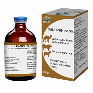 veterinary medicine Sulfadimidine Sodium Injection 33.3% for cattle sheep goat