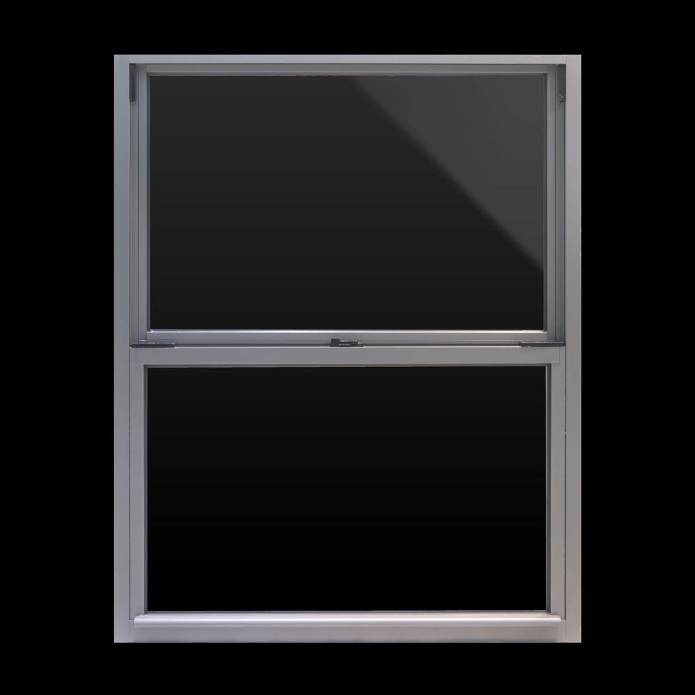 Enkelhängt fönster i aluminium (AL70)