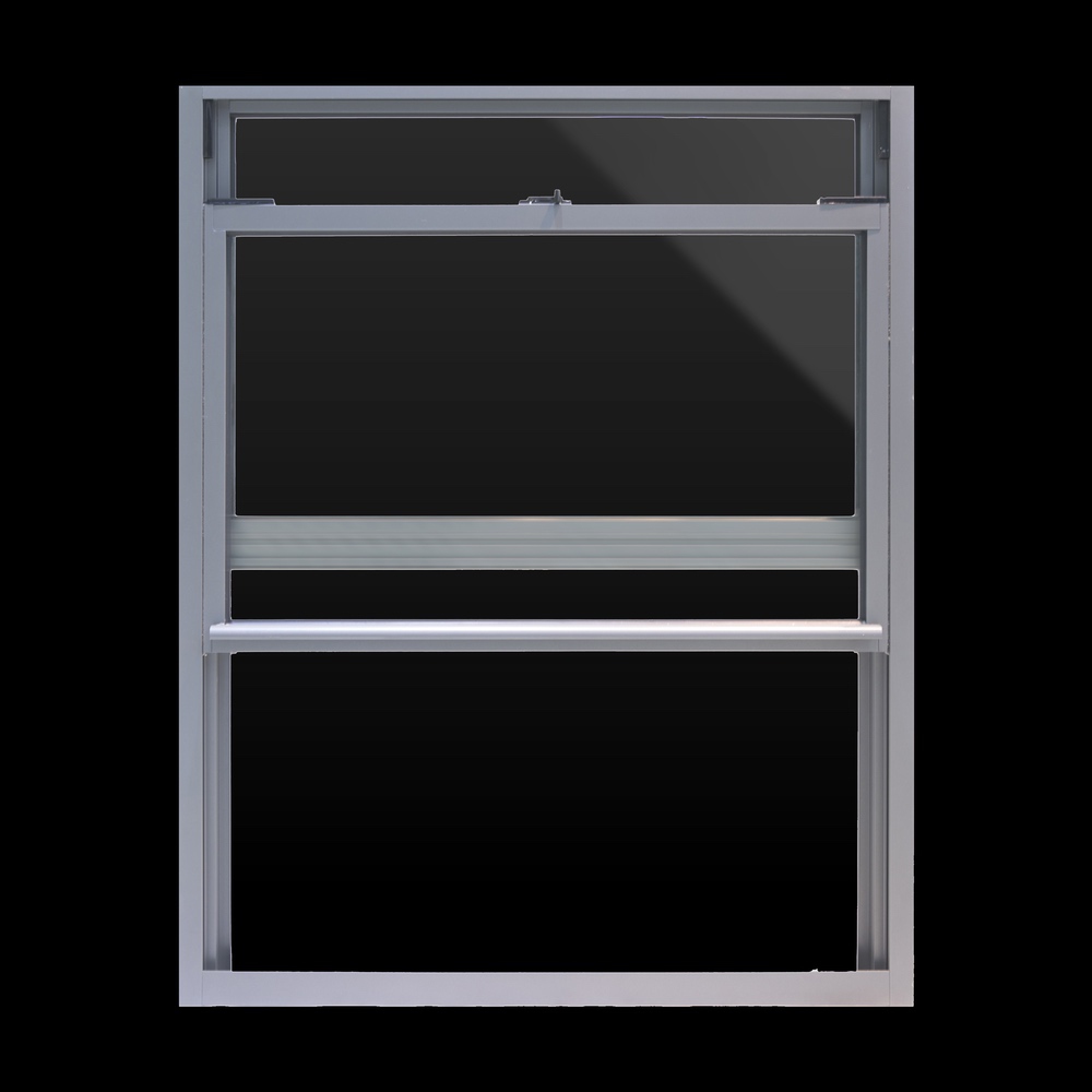 Enkelhangende aluminium venster (AL70)