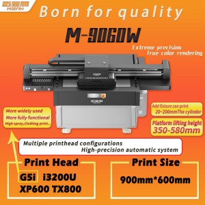M-9060W UV Platform lifting 380mm+ Flatbed Printer