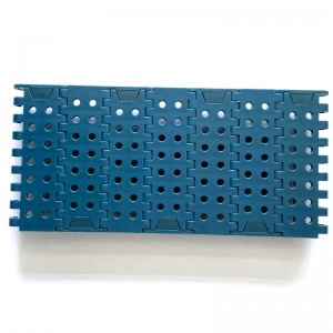 HAASBELTS Plastic Conveyor Perforated Flat Top 1000 Molded to Width With Positrack