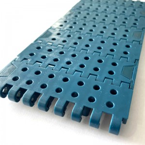 HAASBELTS Plastic Conveyor Perforated Flat Top 1000 Molded to Width With Positrack